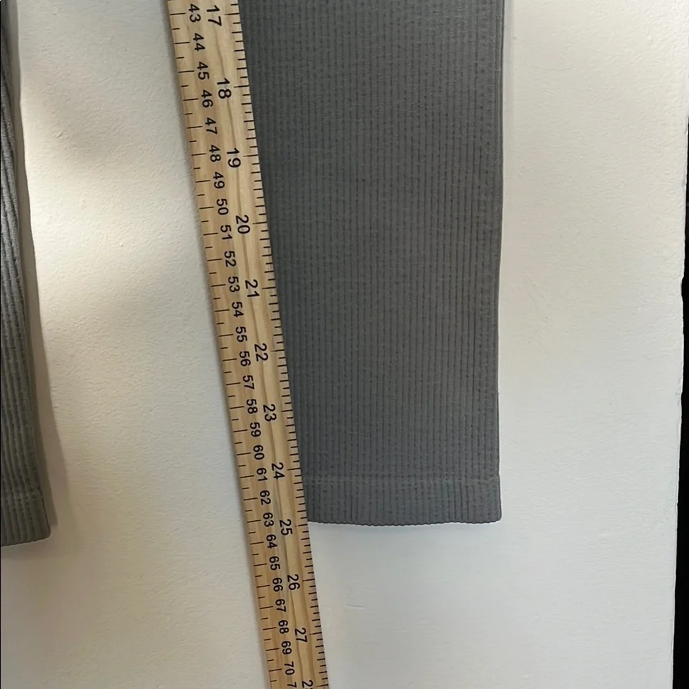 Gray Ribbed Jumpsuit - Picture 8 of 11